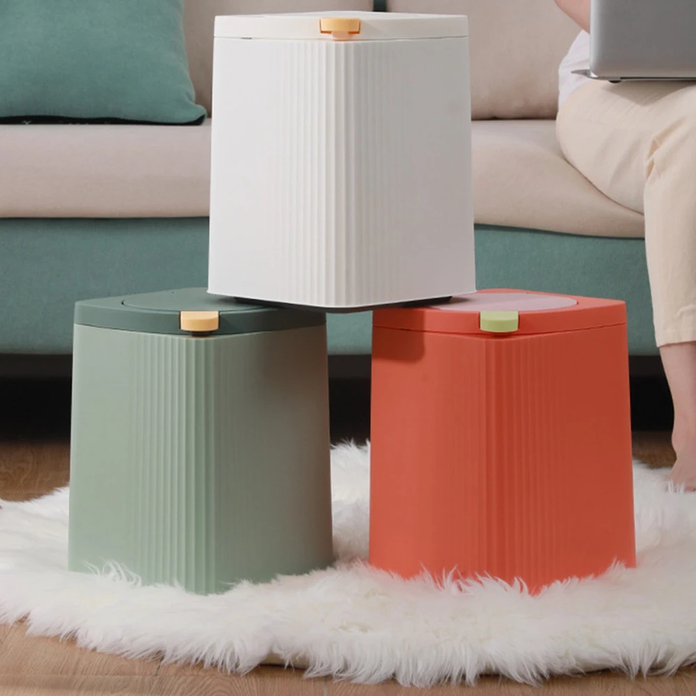 

Мусорный контейнер с крышкой, корзина для мусора, большой контейнер для бумаги, водонепроницаемый кухонный прибор