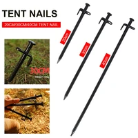 203040cm outdoor camping tent stake ground nail steel tent peg backpacking hiking equipment outdoor camping tent accessories