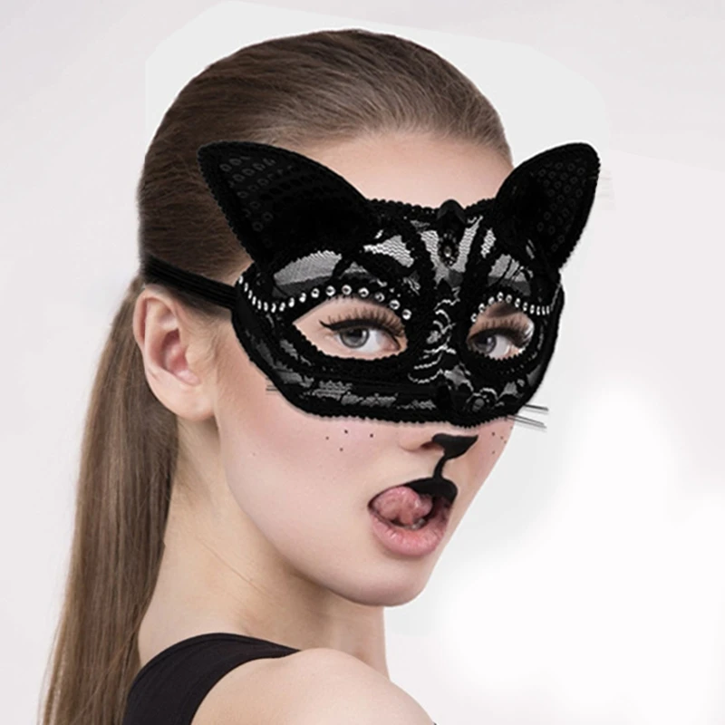 

Кружевная маска на половину лица Маскарадная маска для вечеринки