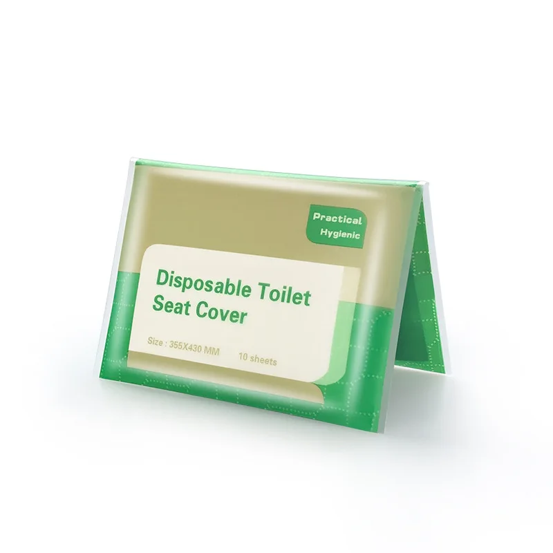 

Disposable Toilet Seat Cover 100% Waterproof Safety Travel Bathroom Accessiories Mat Portable