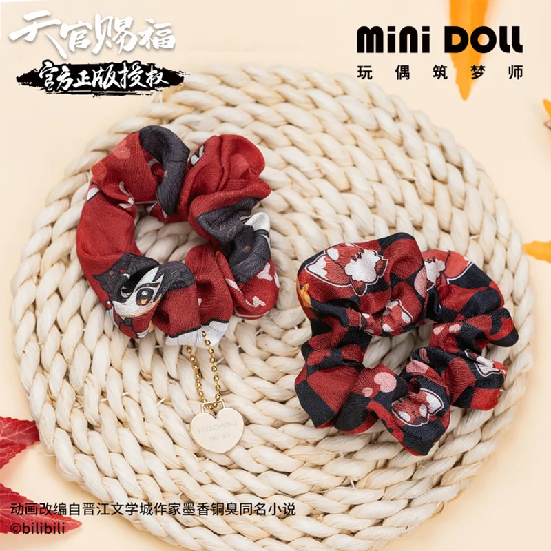 

Official Anime Tian Guan Ci Fu Cosplay Hua Cheng Kawayi Scrunchies Cute Hair Rope Girl Head Rope Pendant Headdress Gifts