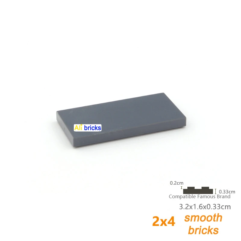 160 шт. MOC Brick Parts 87079 Плитка 2x4 con Groove совместимый Building Block particelle fai da te Assmble Kid Puzzle Toy regalo