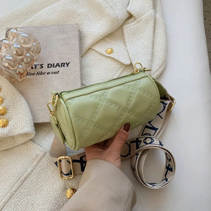 Fashion Simple Women's Designer Handbag High Quality PU Leather Small Messenger Bag Solid Color Shoulder Crossbody Bags Clutch