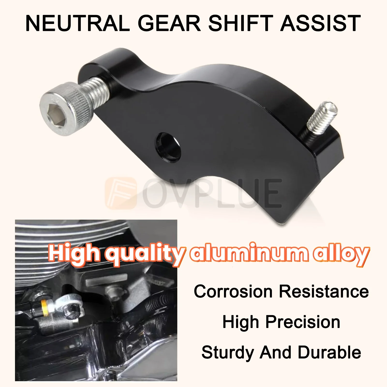 Фото Кронштейн для установки системы EZ Shift Neutral Gear Assist на мотоциклы Harley Touring Road Glide, Road King, Ultra, Street Glide, Softail 2018 года выпуска и новее. №2