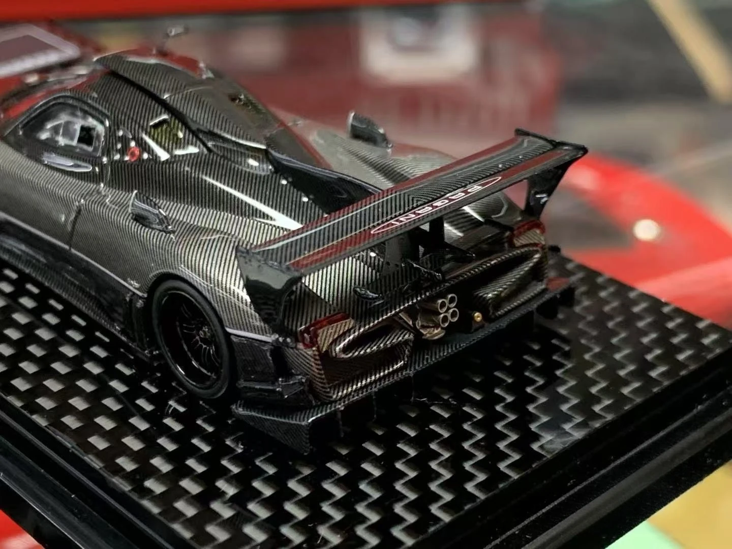 1:64,DMH Pagani zonda r Grey Carbon Limited Edition, новая на складе, смоляная статическая миниатюрная модель моделирования автомобиля. (art.: 3920cfd8ff36b) - 3920cfd8ff36b