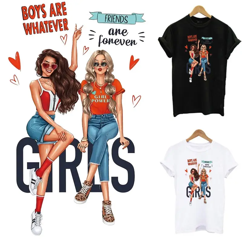 

Красивая кофе Леди термо наклейка на одежду DIY A-Level моющиеся утюгом патчи для одежды женская футболка теплопередача