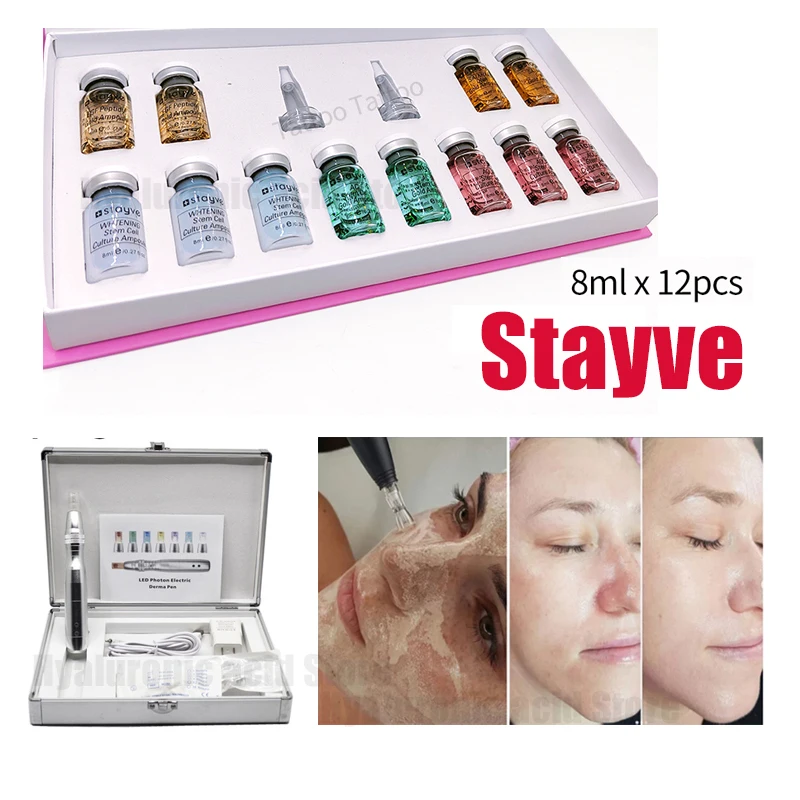 Stayve BB Cream Korea Cosmetic Glow Serum Treatment Foundation Mixing Makeup Pen Microneedle Mesotherapy Skin Care Beauty