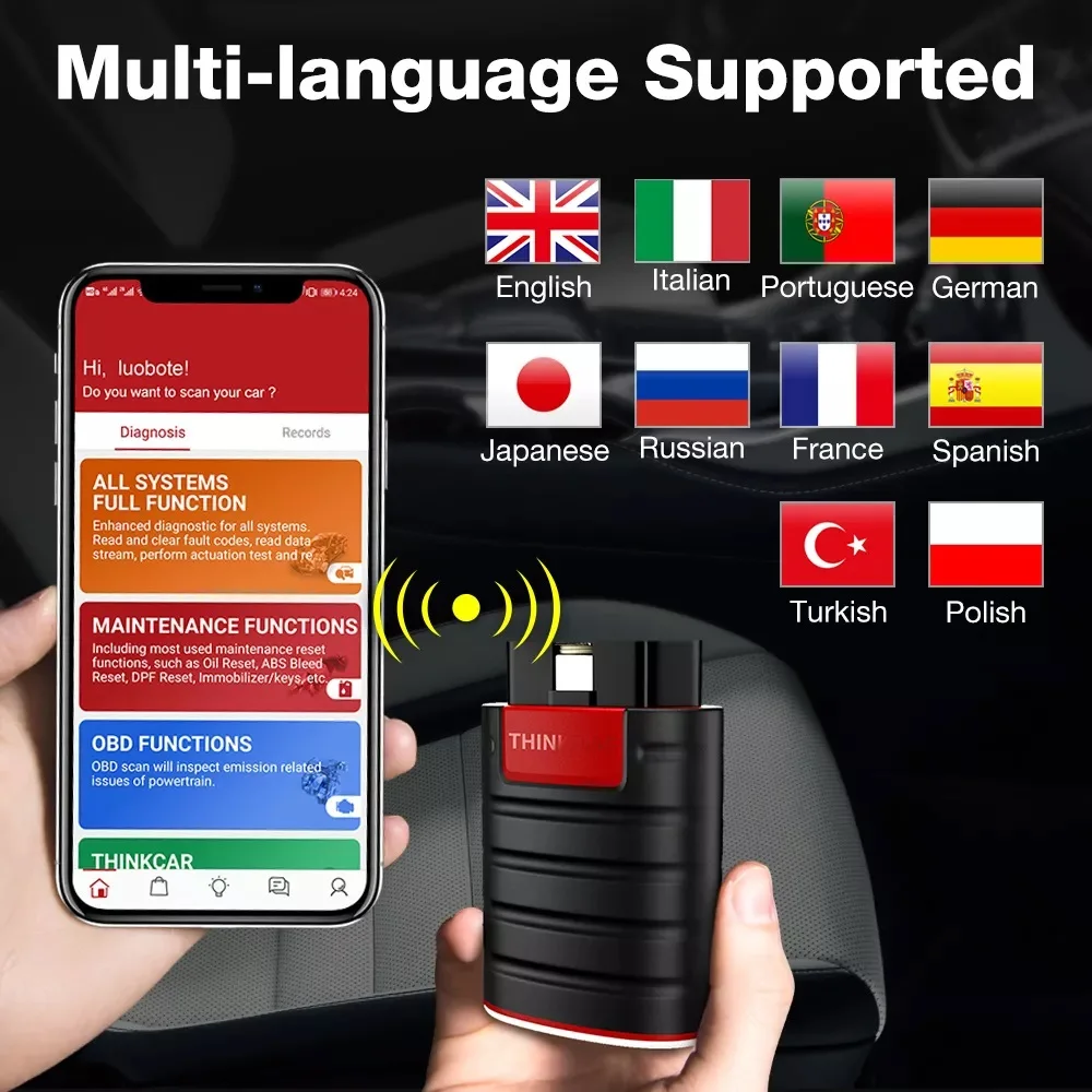 Thinkdiag старая загрузка Diagzone Версия Поддержка всех автомобилей 16 Сброс сервиса OBD2