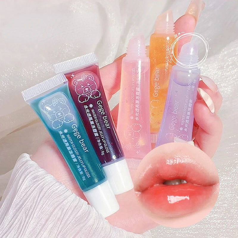 

Water Mirror Lip Glaze Lipstick Waterproof Lasting Moisturizing Lipgloss Women Lip Oil Lip Tint Beauty Makeup Cosmetic Korean