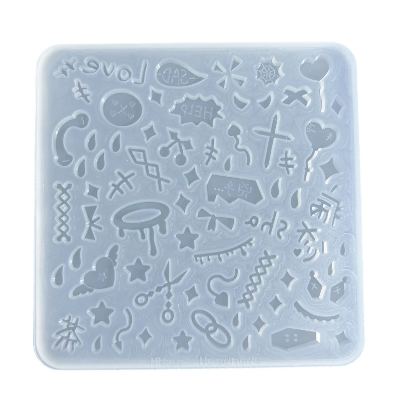 

E0BF Resin Shaking Cup Mold Silicone Casting Mold Epoxy Resin Mold Hollow Mold for Keychain Pendant Jewelry Making