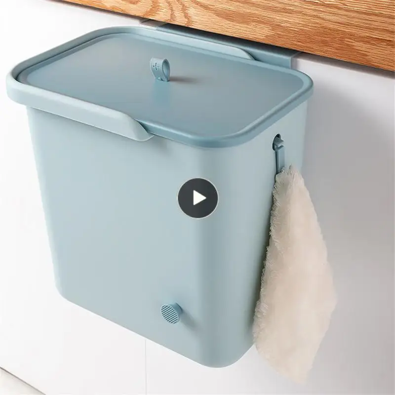

Подвесная корзина для мусора, удобный контейнер для мусора, без пробивания отверстий, бытовая техника для уборки кухни, корзина для мусора, с поглощением запаха