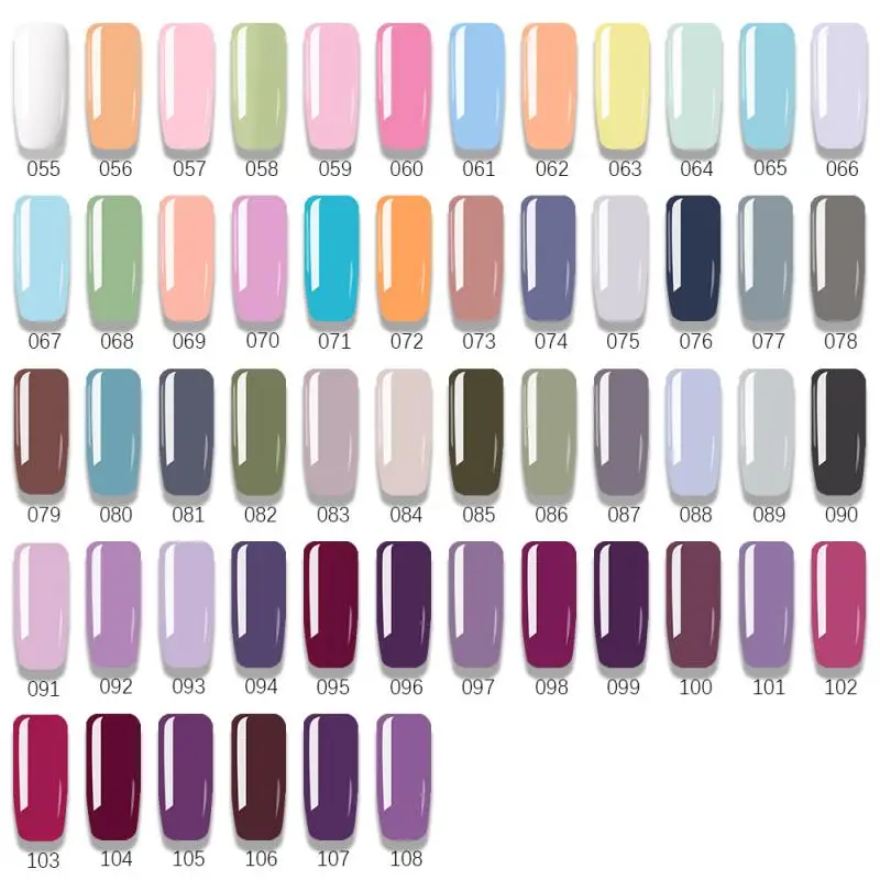 Гель-лак ярких цветов устойчивый к размазыванию Лучший для ногтевого дизайна