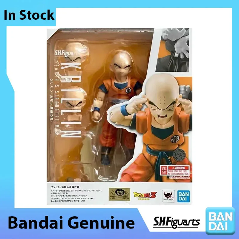 Фото Коллекционная фигурка Bandai 100% Оригинальная модель дракона SHF Криллин: Самый сильный человек на Земле, готовая модель, игрушка для мальчиков, подарок №2