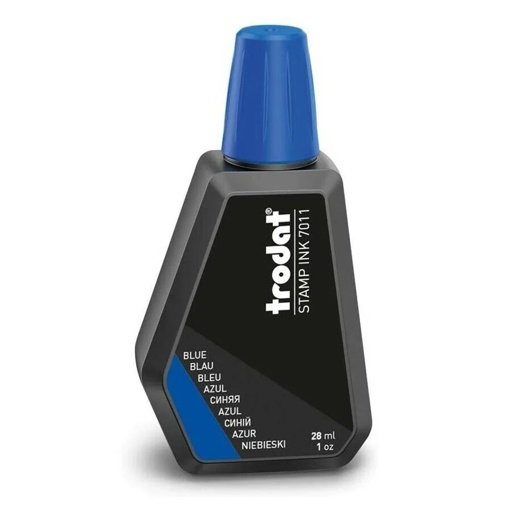 

28ml Back Ink Ink Endorsing Refill Ink Stamp Pad Various Colours Waterbased