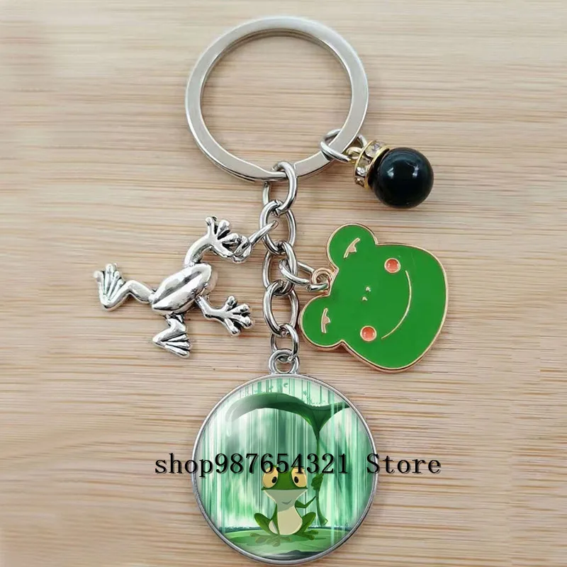 Новинка Красивая лягушка зеленое животное милая большая женская сумка ювелирные