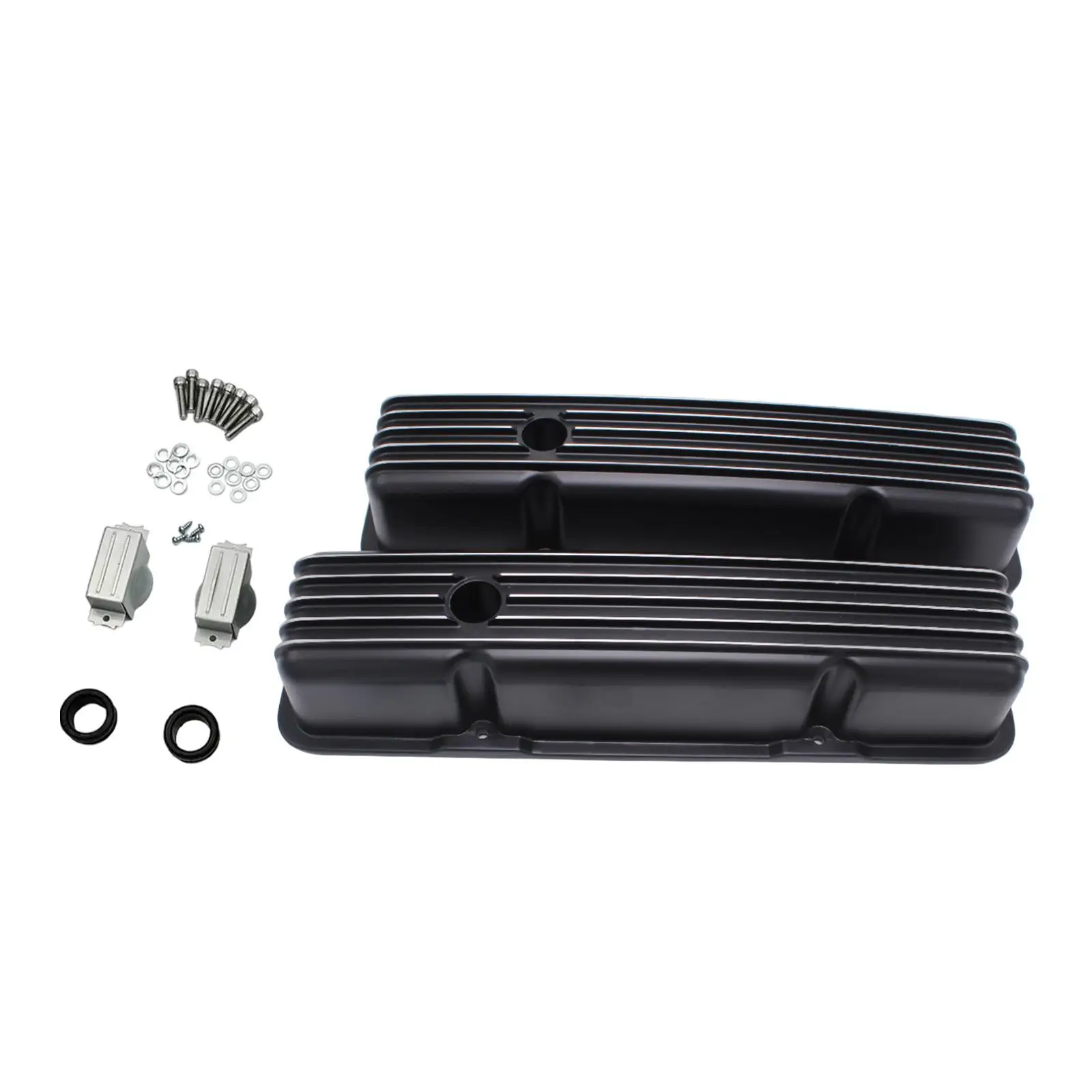 Finned Tall Valve Cover Directly Replace for Chevy Sbc Auto Accessories