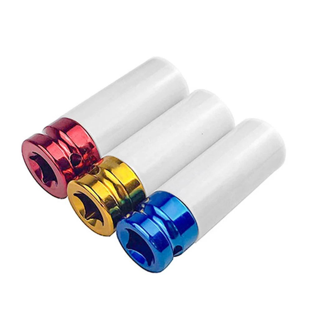 

3 Pieces Car Wheel Nut Socket Storage Box Motorcycle Tire Nuts Remover