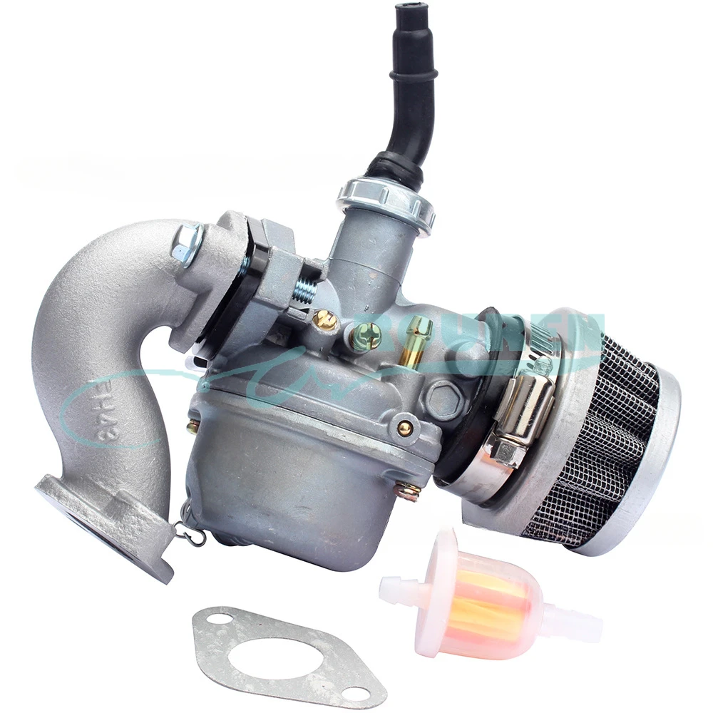 

Universal Motorcycle 19mm Carburetor PZ19 for 50cc 70cc 80cc 90cc 110cc 125cc Pitbike ATV Quad Dirt Bike Carbu Fuel Filter Pipe