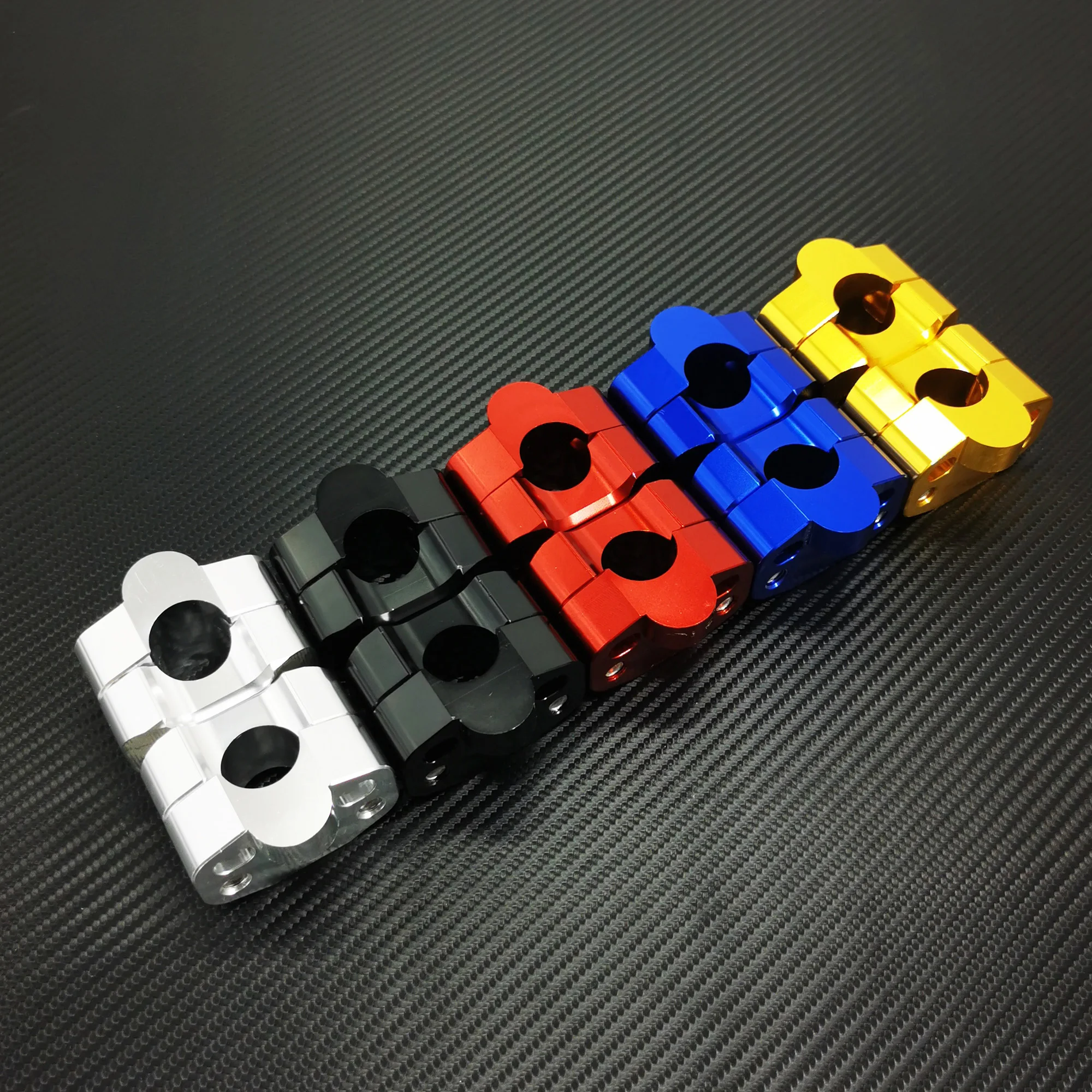 Зажимы для Руля Мотоцикла 22 мм 28 с лазерным логотипом Yamaha Honda Kawasaki Suzuki |