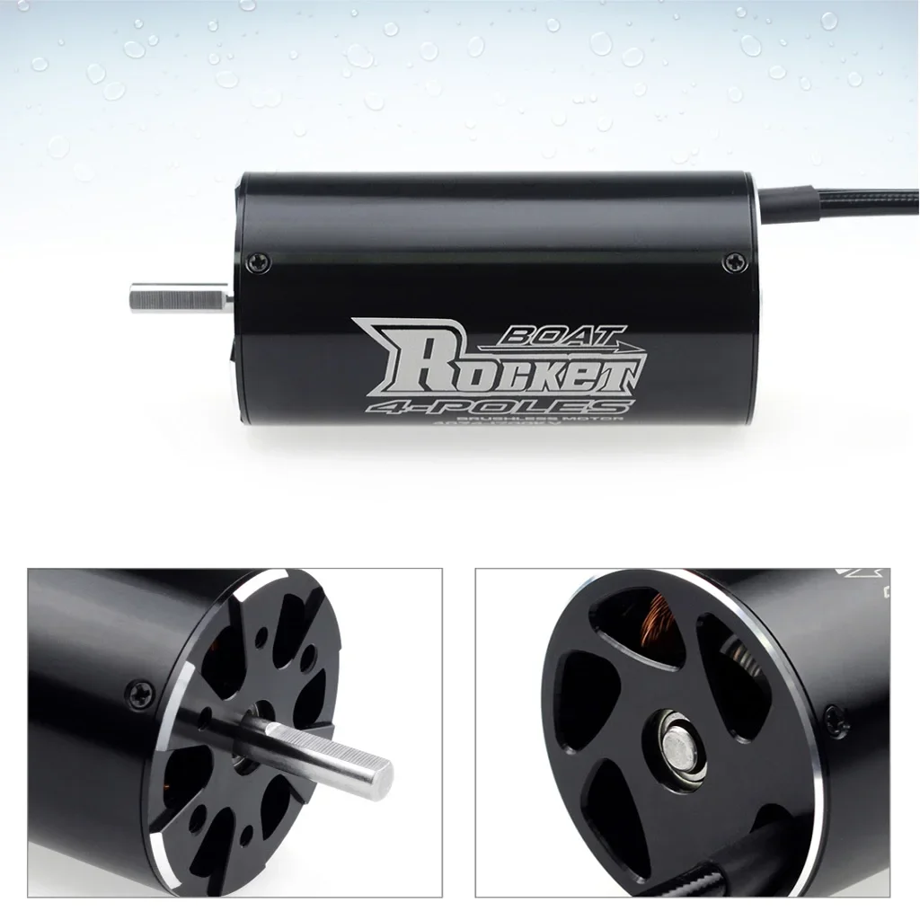 Фото Бесщеточный сенсорный мотор UniFlyRocket RC 4082 1900KV 1600KV 1120KV 930KV для радиоуправляемых лодок и кораблей длиной 1000 мм и более (аксессуары) №3