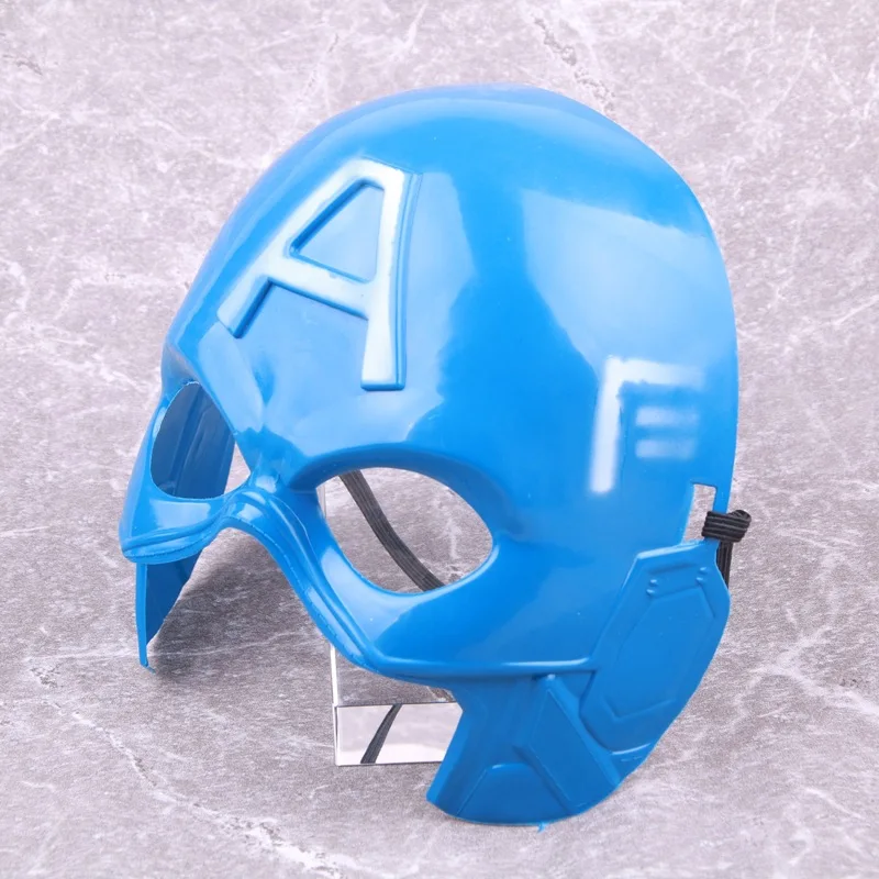 Модель Captain America Мстители из комиксов Marvel украшения для Хэллоуина маска детские