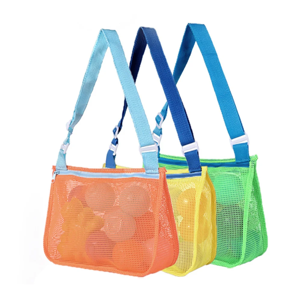 

Аксессуары для плавания, водонепроницаемые сумки для хранения на открытом воздухе, складной пляжный сетчатый рюкзак из полиэстера, многоцветные органайзеры для всякой всячины