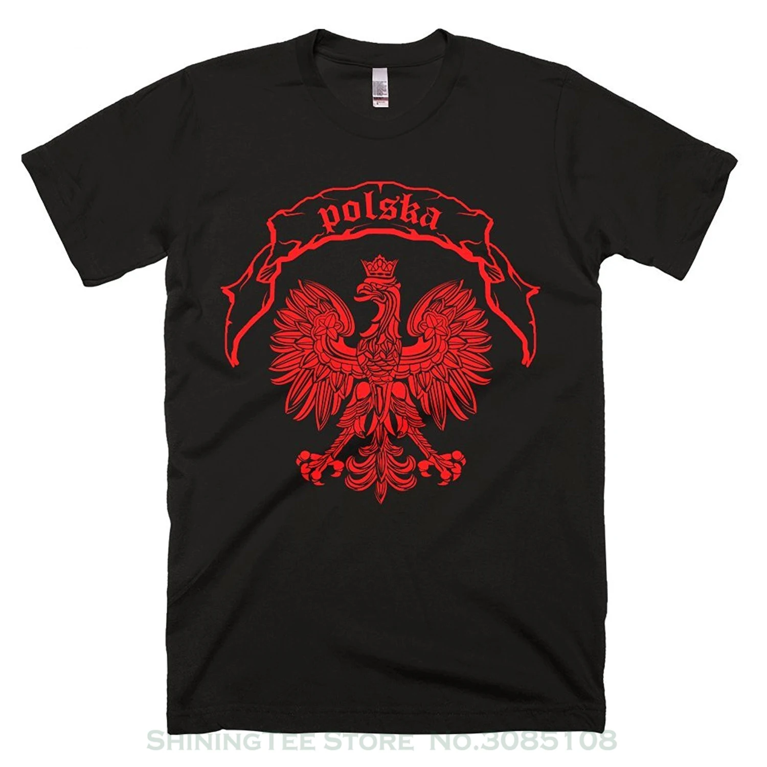 

Polska Polish Eagle Poland Pride T-Shirt New 100% Cotton Summer O-Neck Short Sleeve Casual Mens T-shirt Size S-3XL