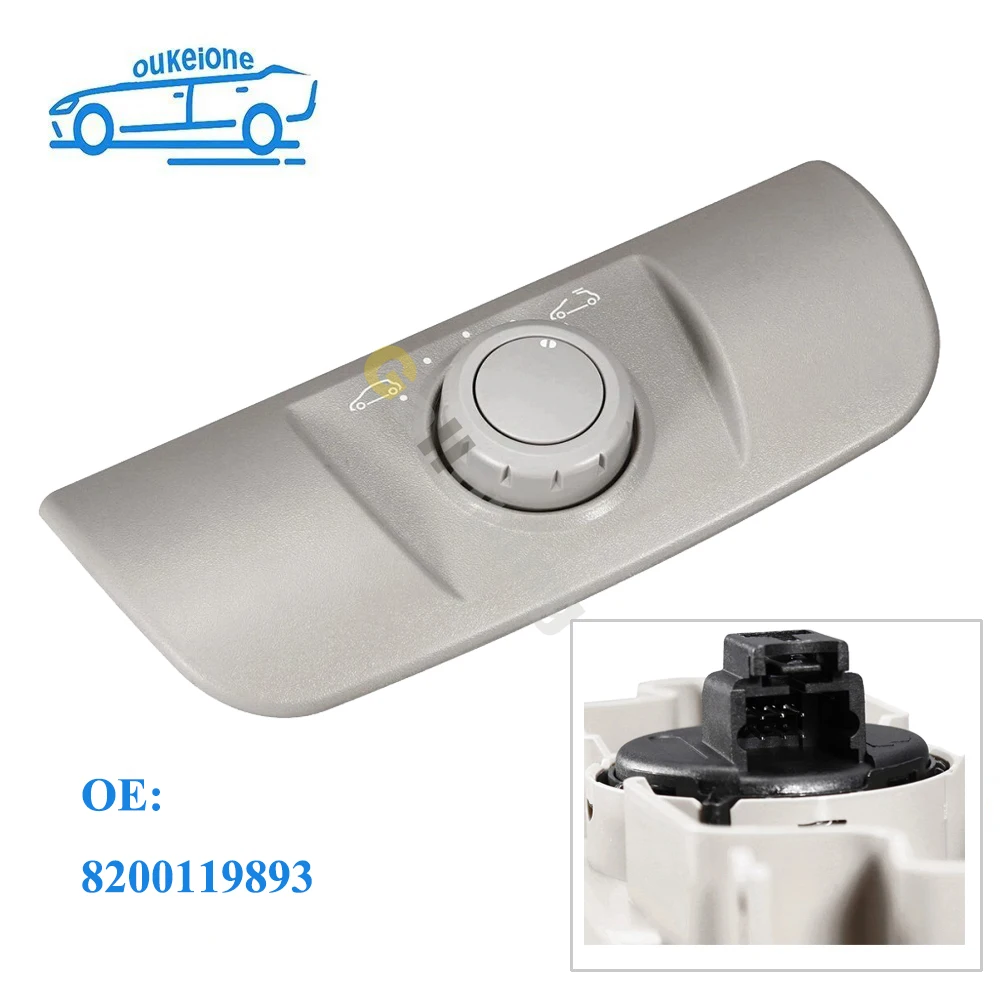 Фото Кнопка переключателя панели управления окном на крыше для Renault Laguna 2 Megane 2 Scenic 2 2001-2017 автомобильные аксессуары OE 8200119893 №1