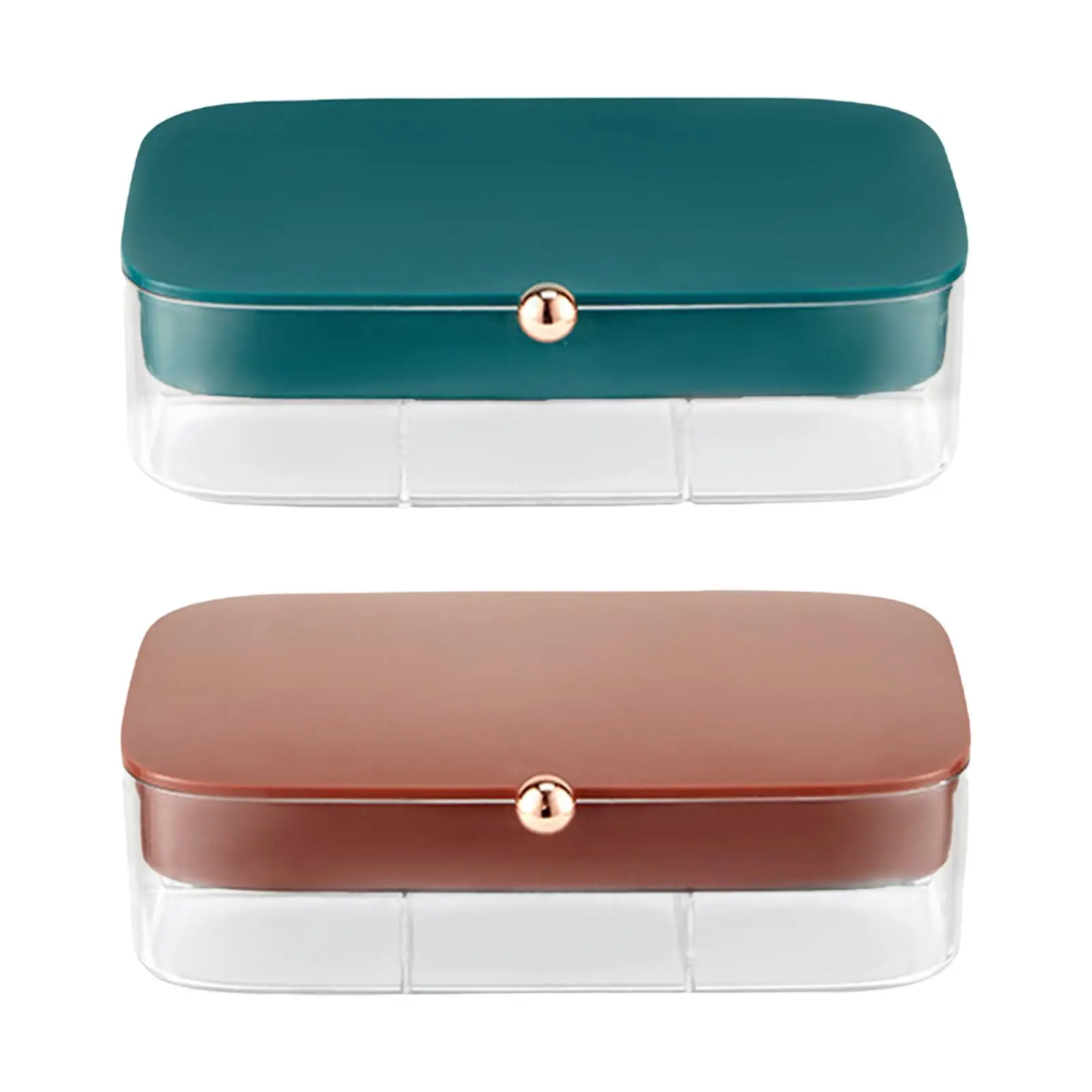 

Household Jewelry Box Organizer Earring Case Organizer Necklace Jewelry Storage Box for Bracelets Ear Studs Rings Gifts for Mom