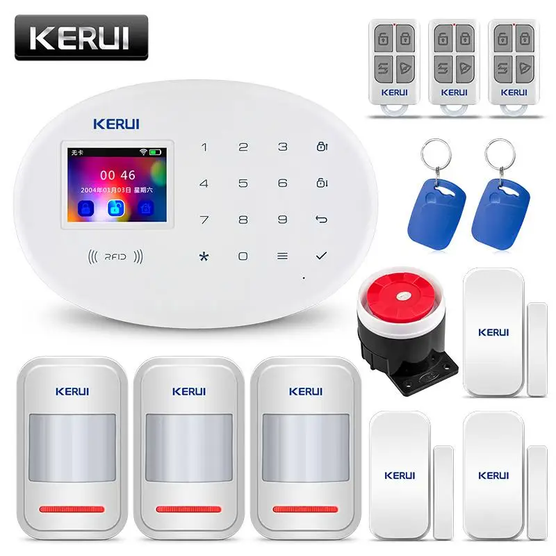 

Система сигнализации KERUI W20 с поддержкой Wi-Fi, GSM, 4G, 8 языков