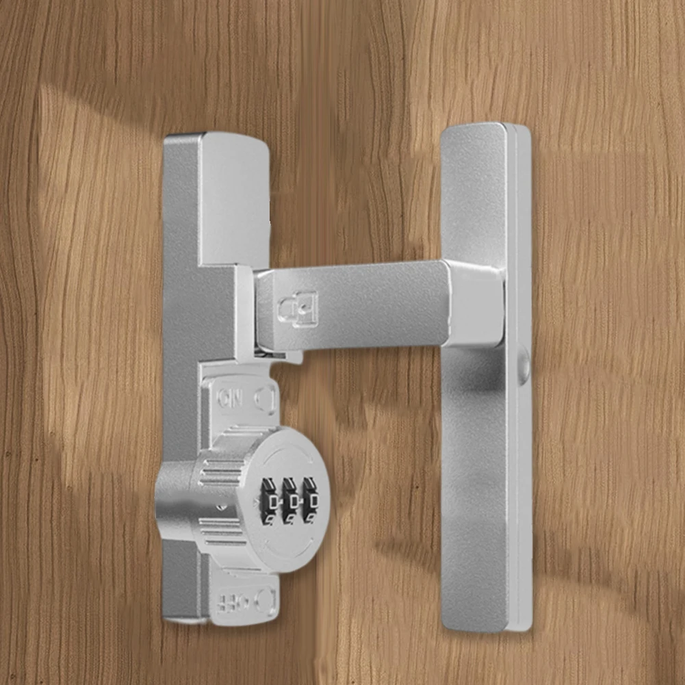 90 ° Светящаяся защелка внутренняя металлическая дверная пряжка замок для ванной