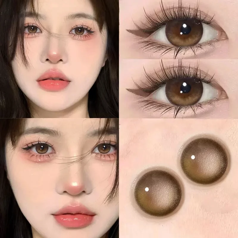 

YI TONG NIAN 14.0-14.5MM Color Contact Lenses Myopic Beauty Big Eye Party Daily Makeup Beauty Pupil