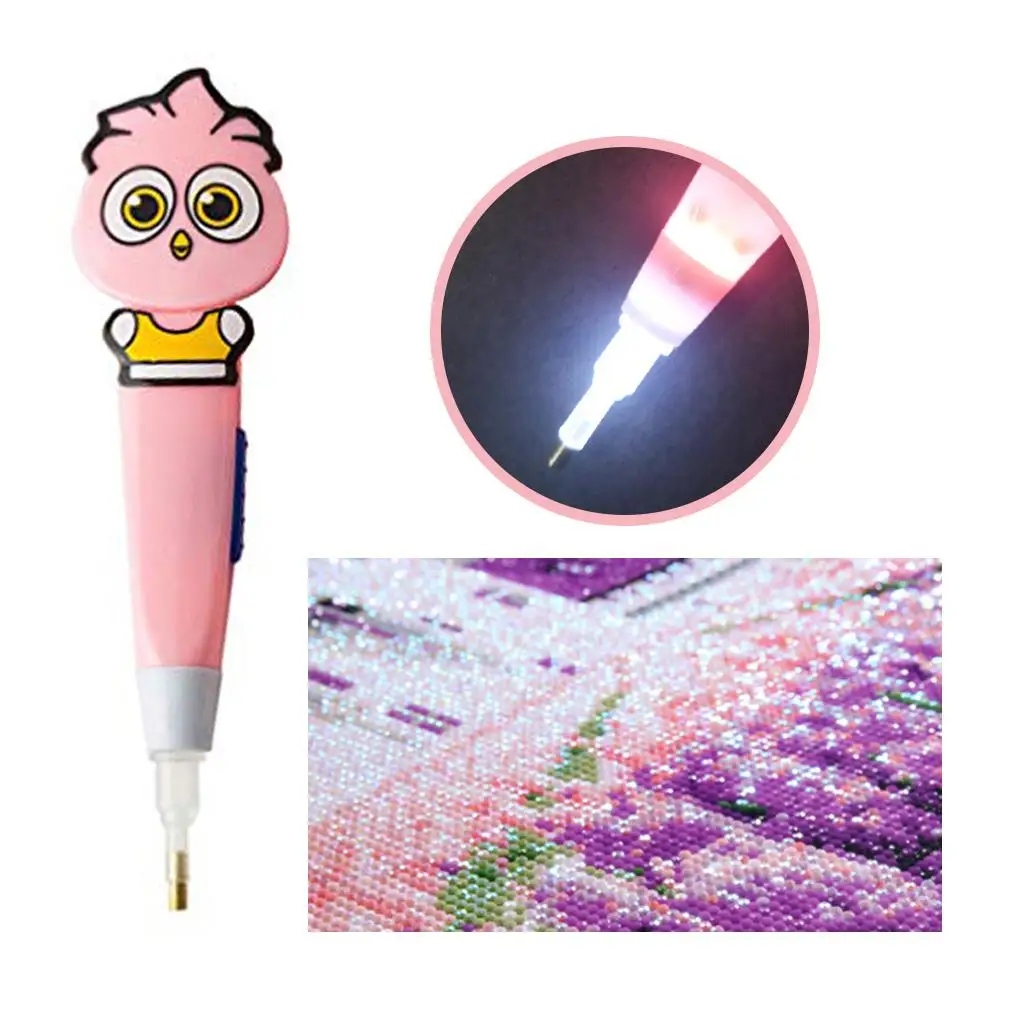 

Инструмент для алмазной живописи светящаяся ручка аксессуары квадратные/круглые 5D Сделай Сам Алмазная вышивка Стразы мозаичные заплатки а...