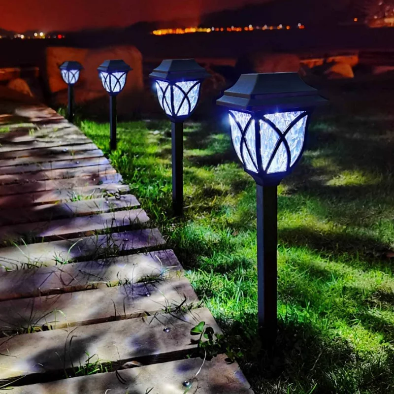 

New Solar Led Lawn Lights Outdoor Pathway Light Landscape Waterproof Yard Buried Decoration Night Lights Garden Floor Lamp