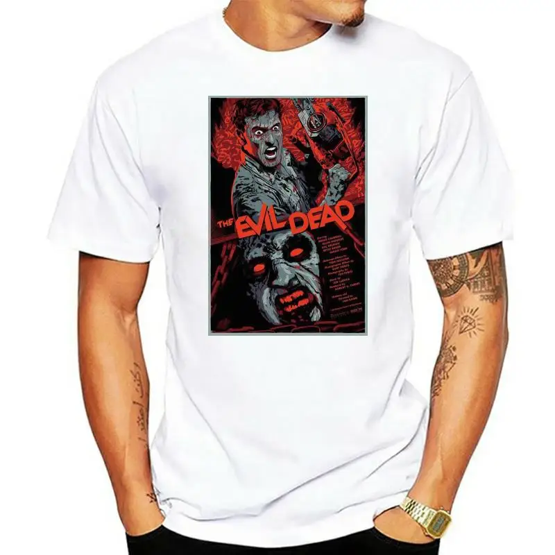 

Плакат из фильма ужасов злые мертвецы Oldskool качественная рубашка полный передний свет