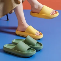 women bathroom slippers thick eva sole indoor slide sandals non slip men female beach summer house platform shoes chaussures