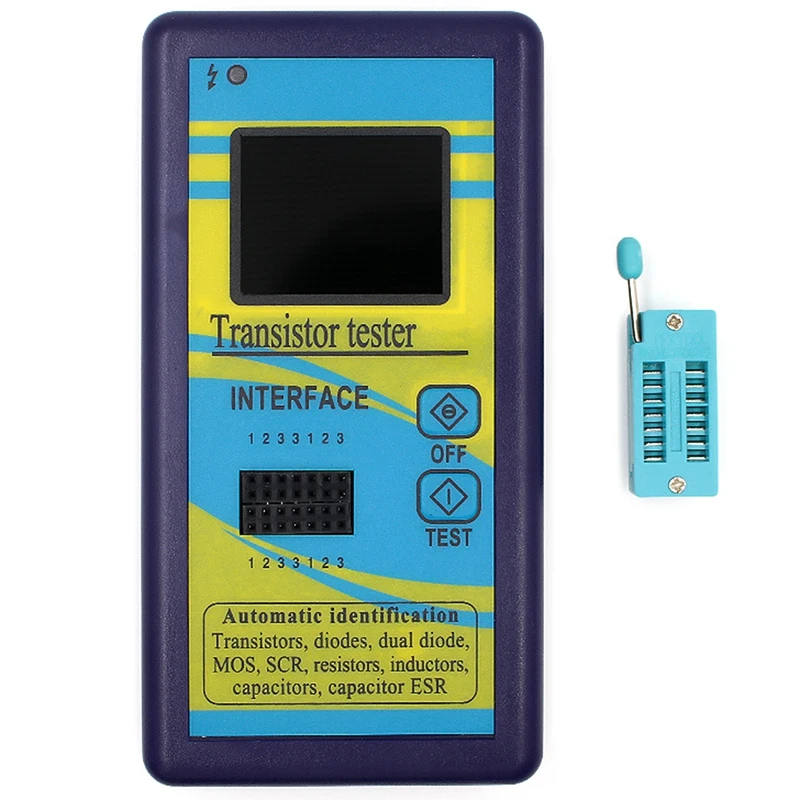 

Color Screen Graphic Display M328 Transistor Tester Resistance Meter, Inductance Meter, Capacitance Meter, ESR Meter