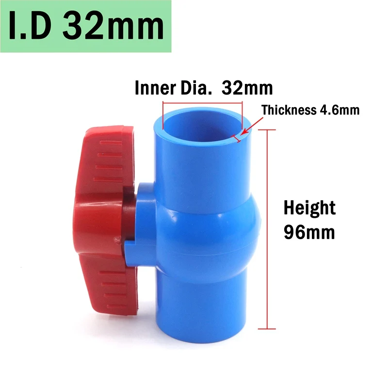 

ПВХ шаровой кран NuoNuoWell 20-63 мм