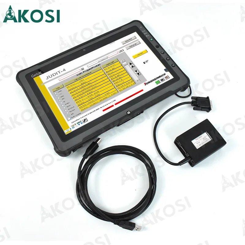 Готов к использованию планшет Getac F110 + вилочный погрузчик Jungheinrich для Judit box INCADO JUDIT-4