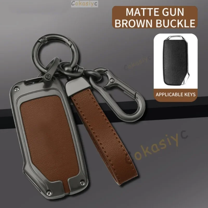 Для Kia Ceed ProCeed GT Niro K5 DLS Optima Seltos Cadenza K7 K8 XCeed MQ4 чехол для ключей кожаный из цинкового