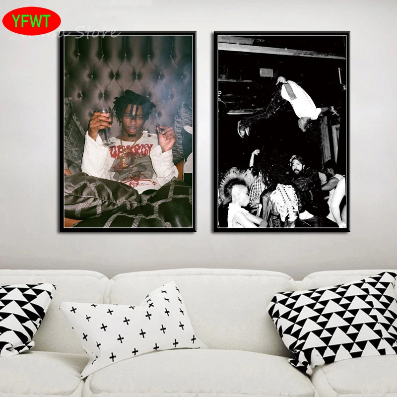 

Популярный музыкальный альбом Playboi Carti в стиле хип-хоп, Рэп звезда, художественная живопись, холст, Постер, настенное украшение для дома, высо...