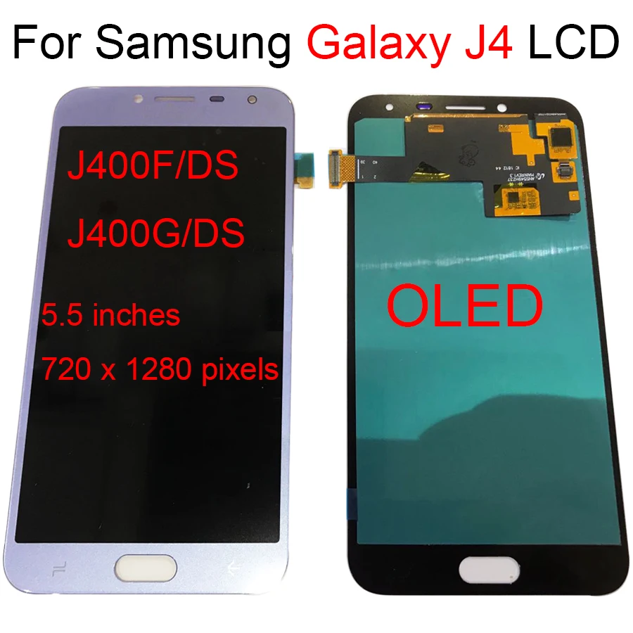ЖК-дисплей 5 дюйма для SAMSUNG Galaxy J4 2018 J400 J400M J400F J400G/DS сменный сенсорный в сборе |