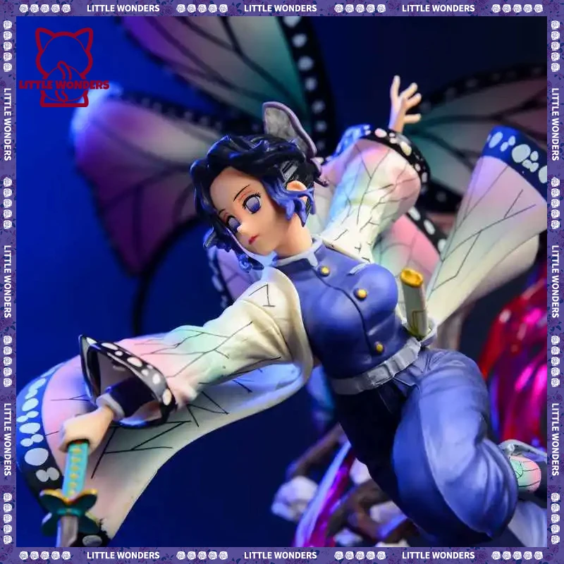 

36 см Фигурки из аниме «рассекающий демонов», Kochou Shinobu, фигурка Kimetsu No Yaiba GK, ПВХ Статуэтка для девочки, модель, кукла, детская игрушка, подарки на день рождения