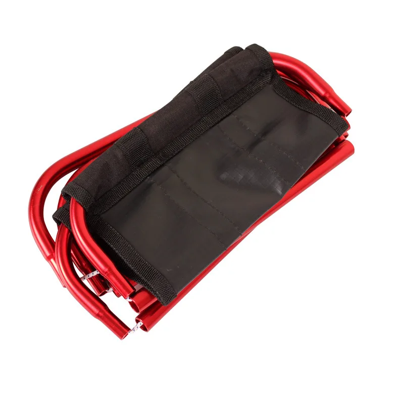 Портативный складной стул из алюминиевого сплава маленький для рыбалки