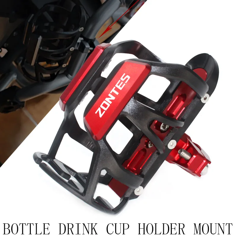 

For Shengshi 310 ZT250 ZX310R/ZONTES 310X/310T Motorcycle CNC Beverage Water Bottle Drink Cup Holder Mount