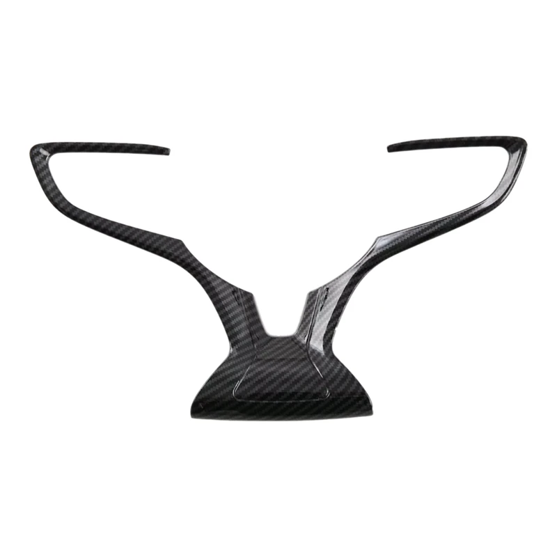 

Car Carbon Fiber Abs Steering Wheel Panel Cover Trim Stickers Steering Wheel Button Panel Sequin Cover For Byd Seal 2022