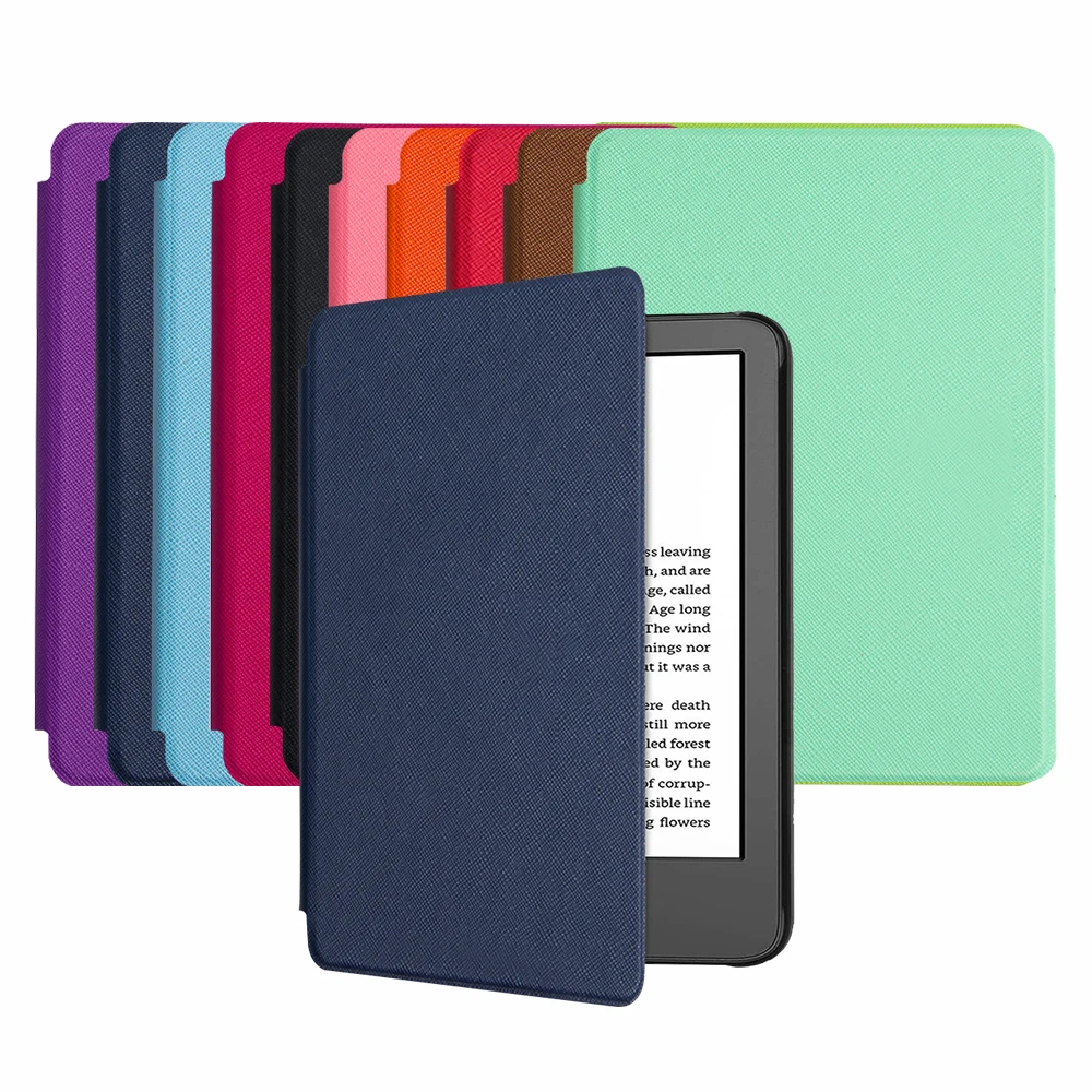 

Cove for All-New Kindle Basic 2022 11th Generation 6 Inch E-reader E-book Protective PU Case Slim and Lightweight Capa