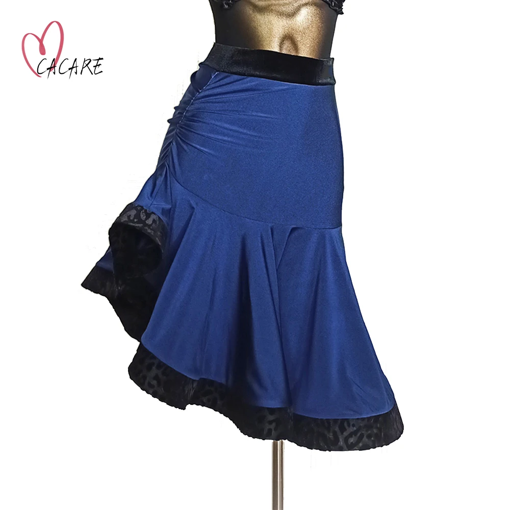 

Юбка для латиноамериканских танцев, платье для конкурсов, юбка фламенко, стандартные танцевальные платья, танго, танго, танцевальная одежда с бахромой, женская одежда D1382