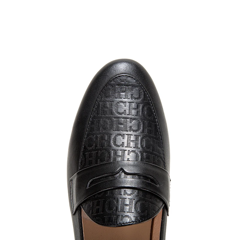 CHCH Women Single Shoes Genuine Leather Shoes Women Luxury Business Loafers Casual Flat Shoes Comfortable Cover Feet Womens Flat