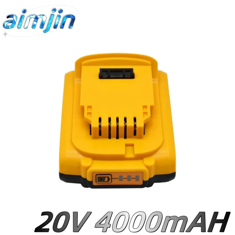 

20V 4000mAh DCB200 Li-ion Rechargeable Power Tool Battery for Dewalt DCB203 DCB181 DCB180 DCB200 DCB201 DCB201-2 L50